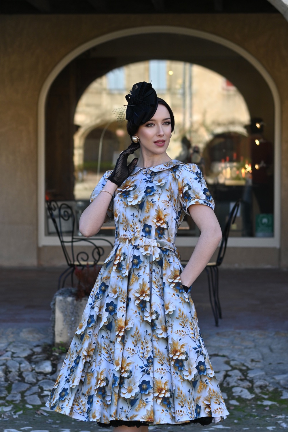 Marigold Meadow Swing Dress